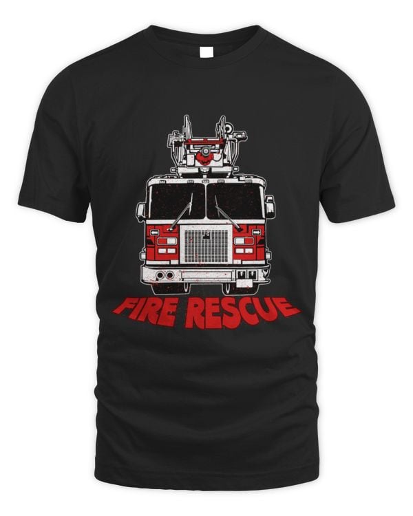 Cute Firefighter American Fire Rescue Firefighter Department Truck Fireman