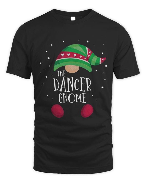 Dancer Gnome Family Matching Christmas Pajamas Premium T-shirt