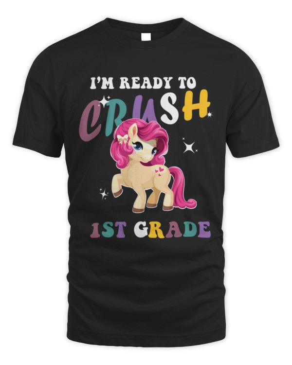 I_m ready to Crush 1st Grade ,Dabbing Unicorn ,Back to School Girls Gift