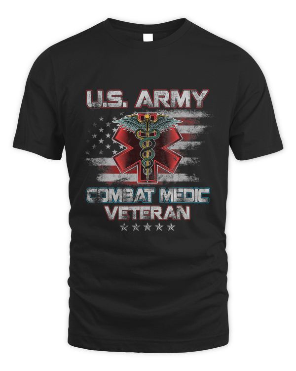U.S Army Combat Medic Proud Veteran Medical Military Retired 138