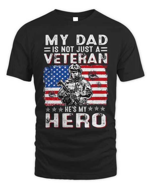 My Dad Veteran My Hero Veteran Support Funny Fathers Day 73