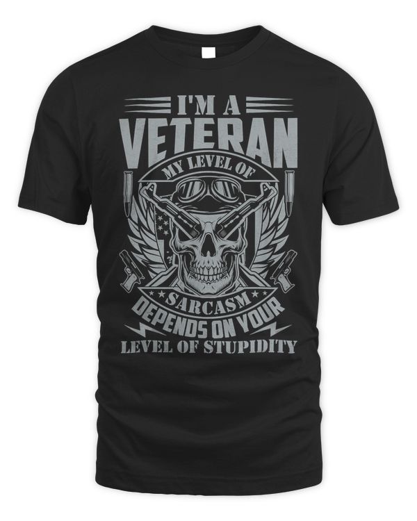Veteran My Level Of Sarcasm Depends On Level Of Stupidity 62