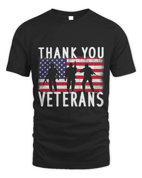 Veterans Day, Thank You Veterans USA Flag Patriotic 324