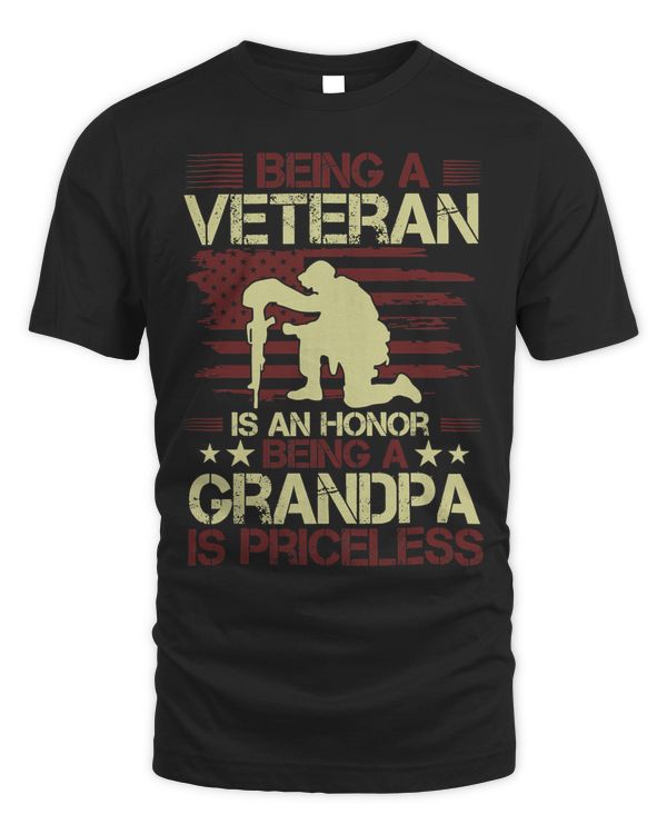 Being a Veteran is an Honor Being a Grandpa is Priceless 402