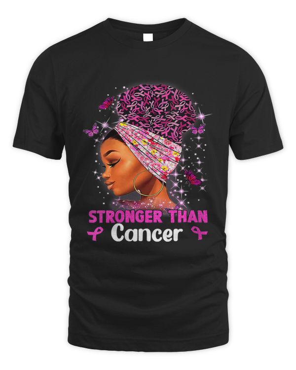 Breast Cancer Black Women Queen Stronger Than Breast Cancer Pink Ribbon 168 Warrior
