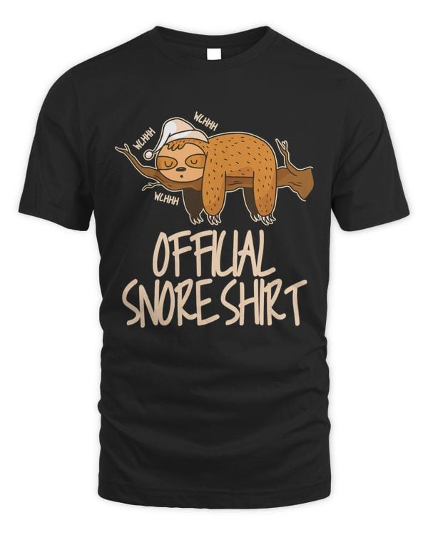 Sloth Official snore pajamas sloth sleep snoring