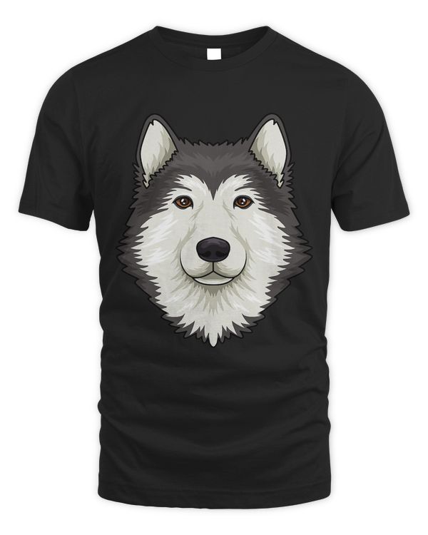 Alaskan Malamute Dog HeadAlaskan Malamute Dog Lover 337