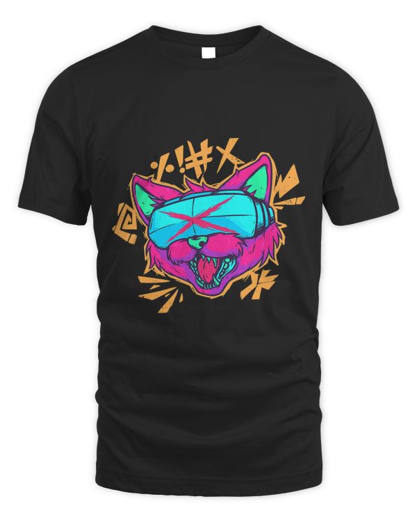 Raging Gamer Cat PC Computer Video Gamer Cat Lover Gaming 51