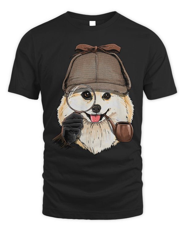 Pomeranian Detective Pomeranian Dog Lover 106
