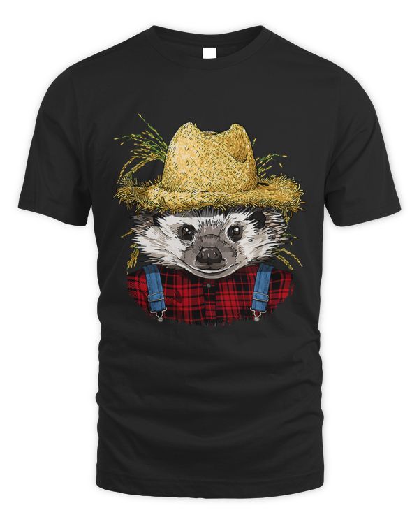Hedgehog Farmer Farming Agriculture Rancher Animal Lover 139