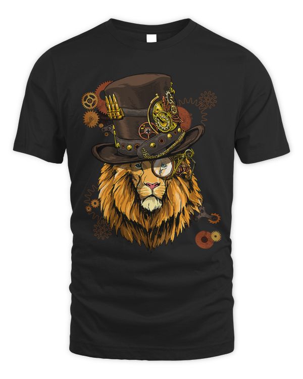 Steampunk Lion Shirt Steampunk Lovers For Women Men 43