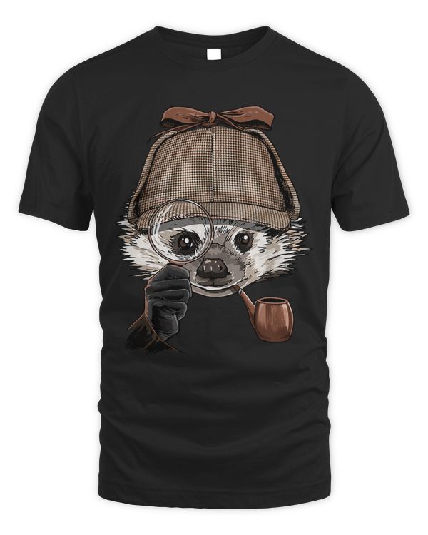 Hedgehog Detective Wildlife Hedgehog Forest Lover 131