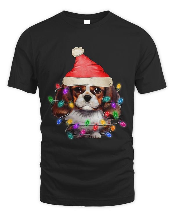 Spaniel Santa Christmas Tree Lights Xmas Boys Dog Dogmas185