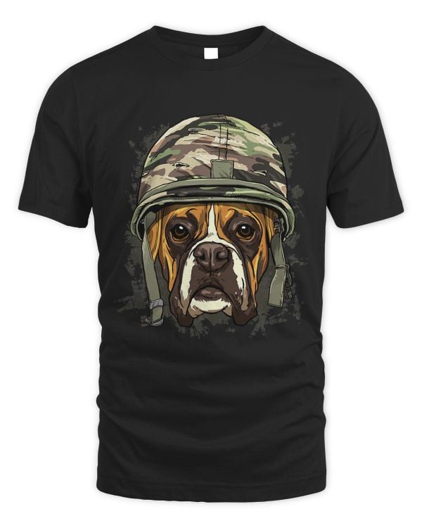 Boxer Soldier Veteran DogArmy Dog Lover 618