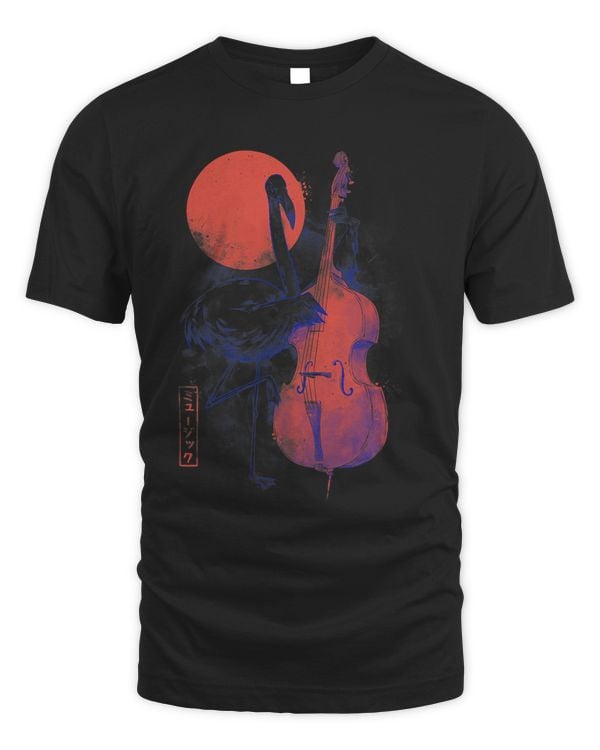 Beautiful Song Musician Flamingo Cello Player Music Lovers655
