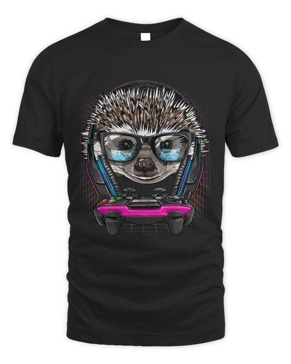 Gaming Hedgehog Video Gamer Player Animal Lover 123