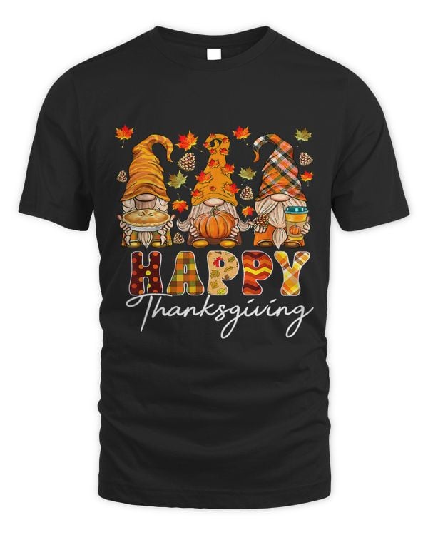 Three Gnomes Pumpkin Fall Season Autumn Happy Thanksgiving68