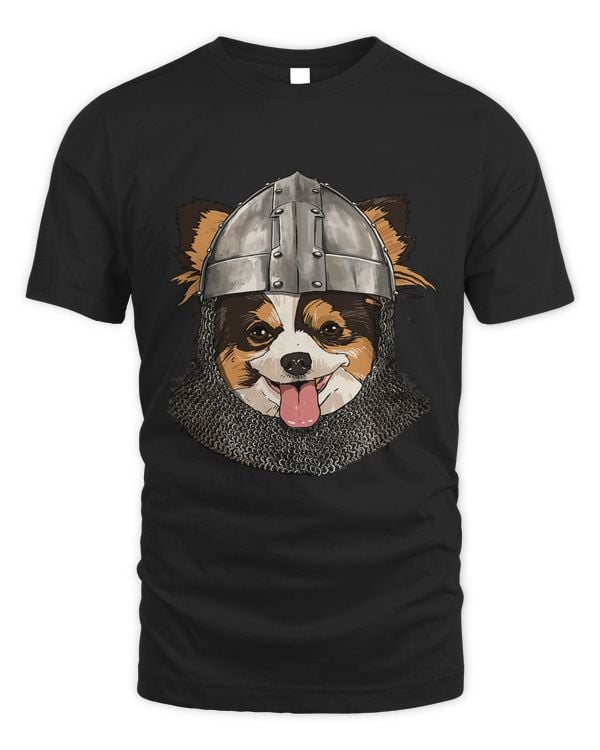 Medieval Papillon Knight Warrior Dog Lover 9