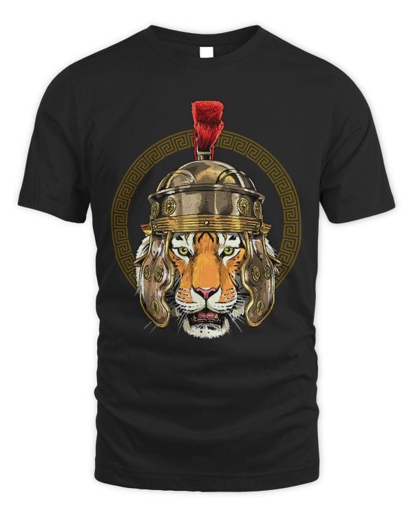 Tiger in Roman Helmet Centurion Legionnaire Tiger Lover 247
