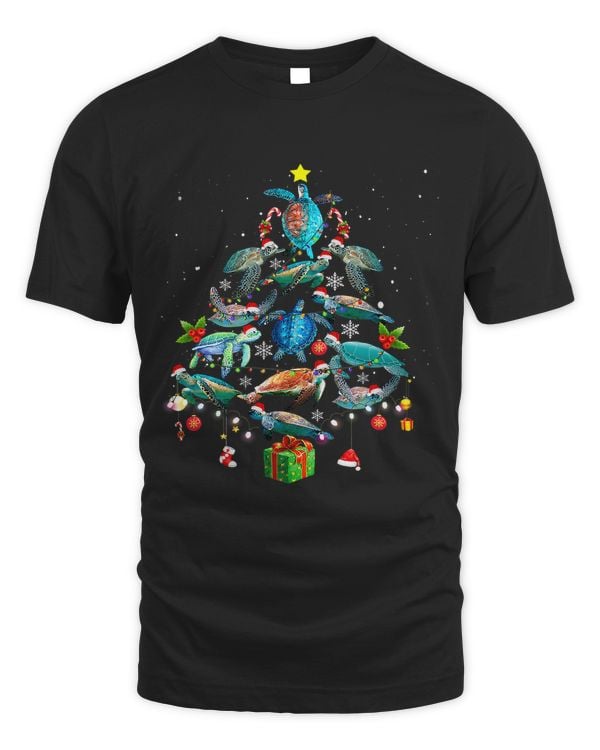 Sea Turtles Lover Xmas Sea Turtle Christmas Tree117