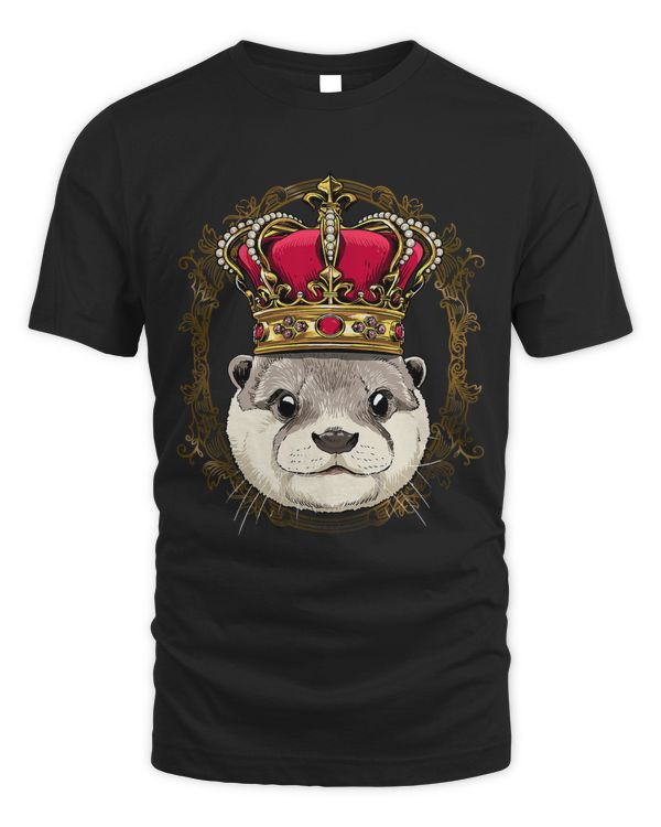 King Otter Wearing CrownQueen Otter Animal 300