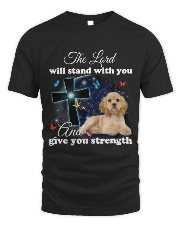 American Cocker Spaniel The Lord Stand With You Christian180
