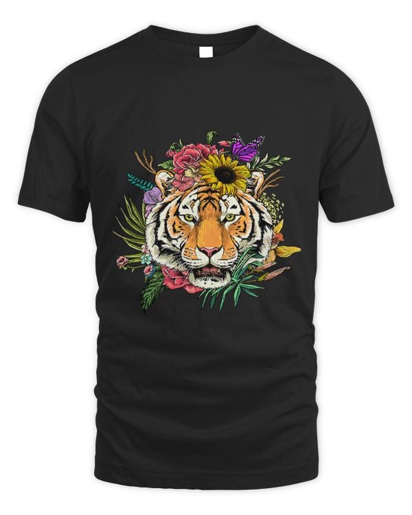 Floral Tiger Spring Nature Tiger Lovers 485