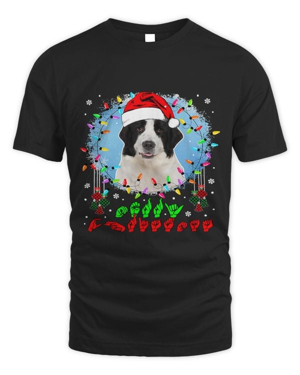 Merry Christmas Hands Sign Language Santa Landseer Lover140