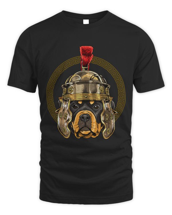 Rottweiler in Roman Helmet Centurion Legionnaire Dog Lover 235