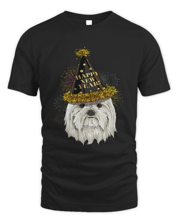 New Year Maltese Dog Lover New Years Eve Party Countdown301
