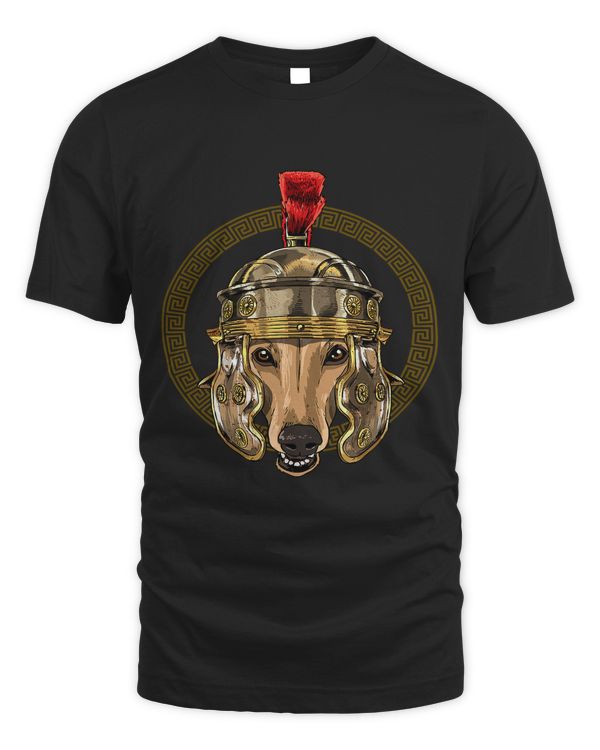 Greyhound in Roman Helmet Centurion Legionnaire Dog Lover 24
