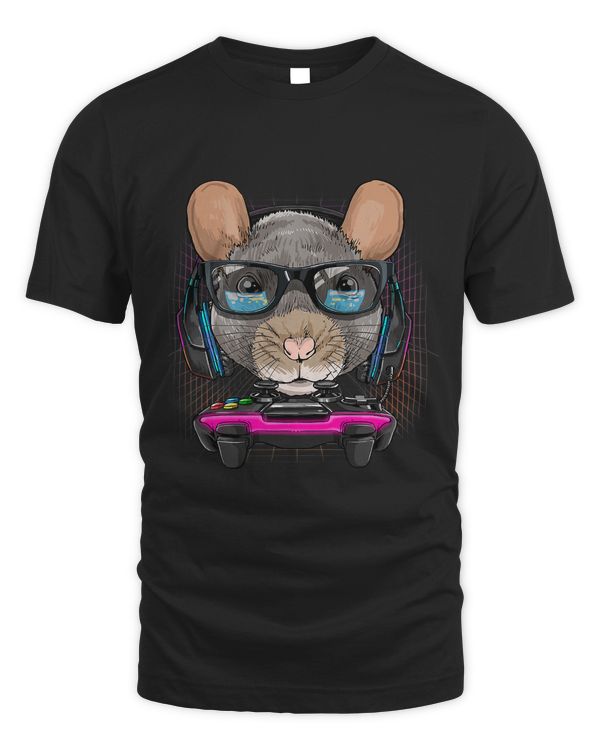 Gaming Rat Video Gamer Player Animal Lover 98