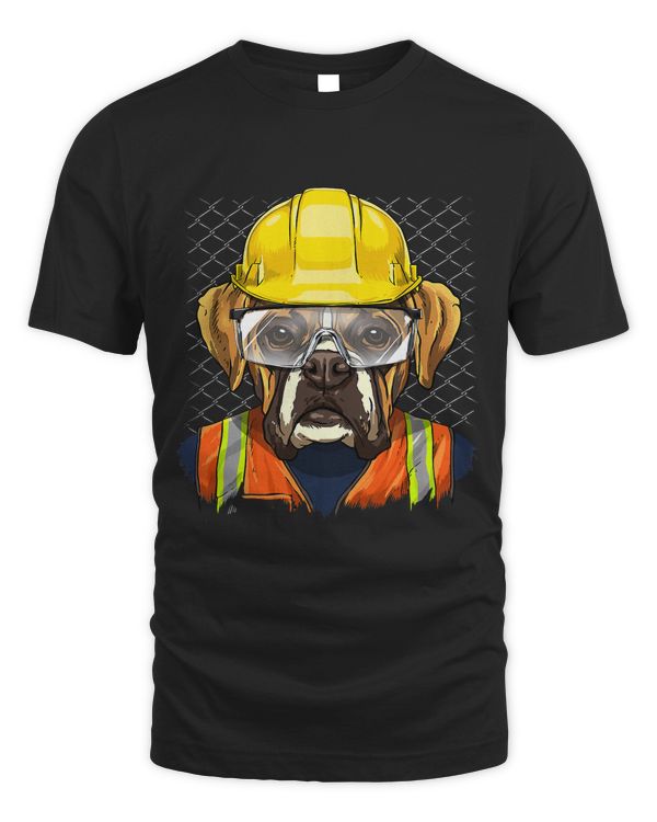 Boxer Construction Worker Boxer Dog 216