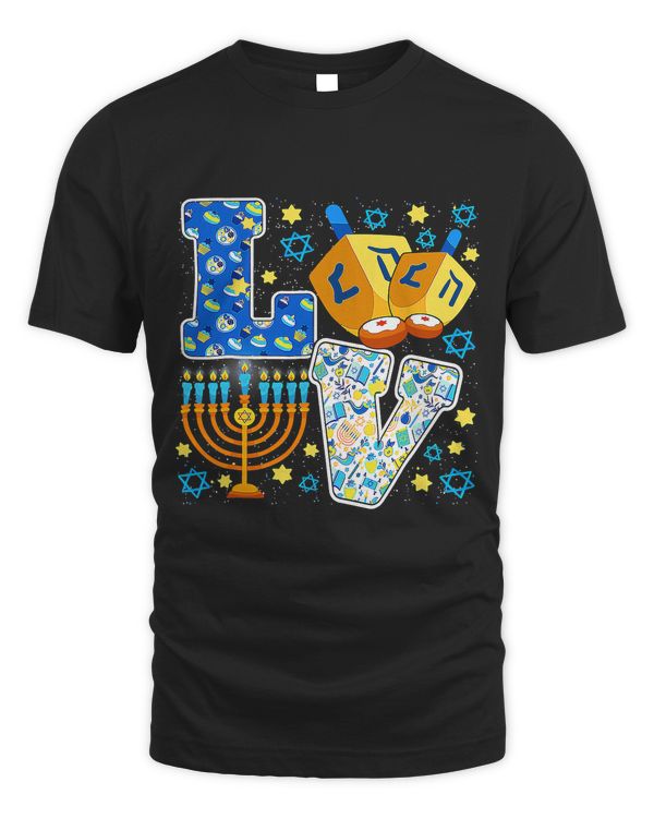 LOVE Cute Hanukkah Decorations Dreidel Menorah Chanukah144