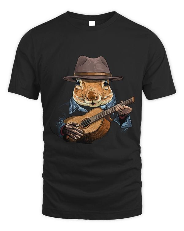 Acoustic Guitar Squirrel Guitar Player Rodent Animal 64