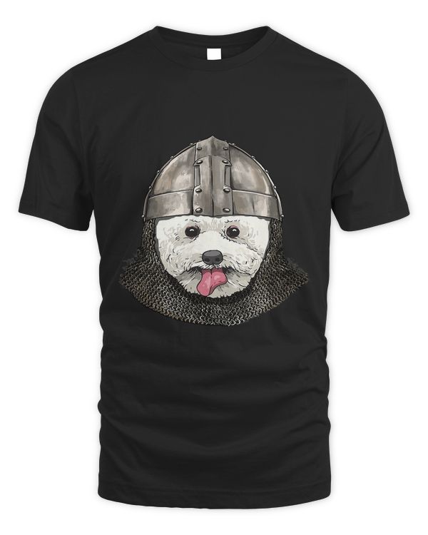Medieval Bichon Frise Knight Warrior Dog Lover 23