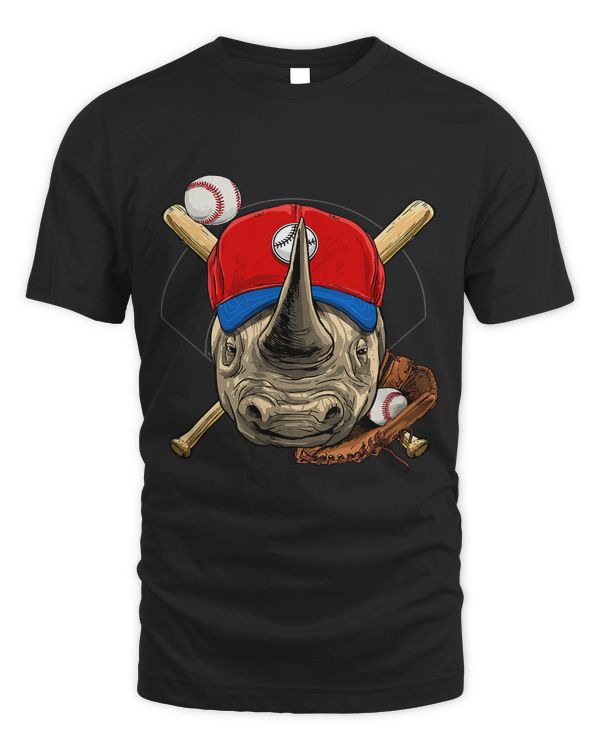 Baseball Player Rhinoceros Pitcher Catcher Baseball Coaches279
