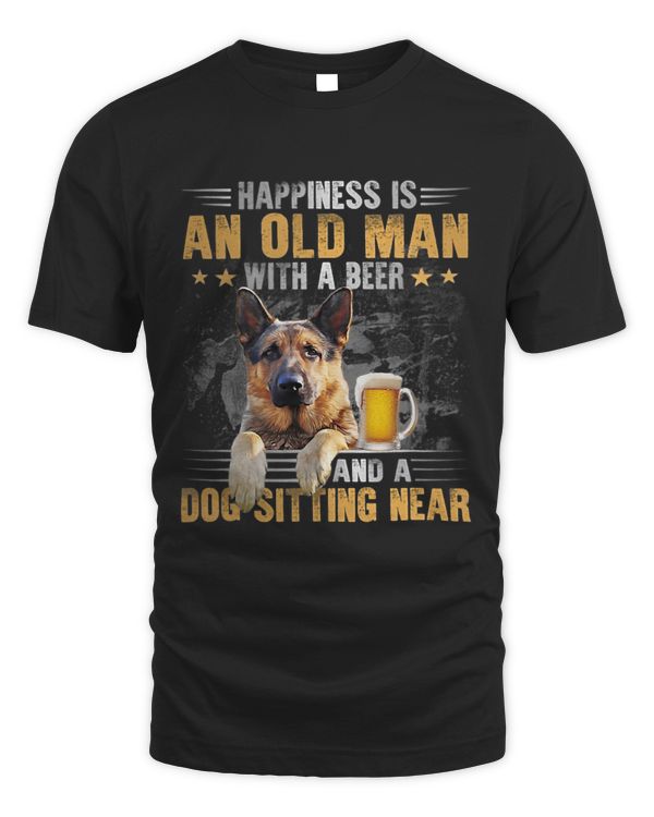 Happiness Is An Old Man With A Beer And A Dog Sitting Near14