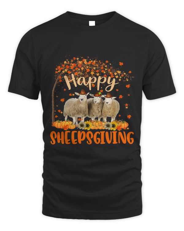 Happy Sheepsgiving Cute Thanksgiving Sheep Owner Farmer 14