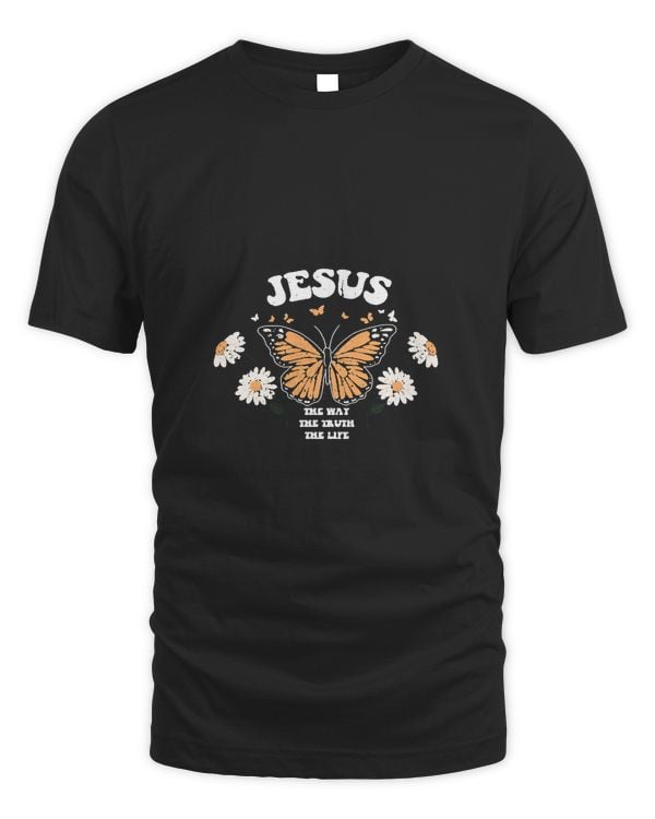 Wildflowers Butterfly Bible Verse John 146 Christian Saying558