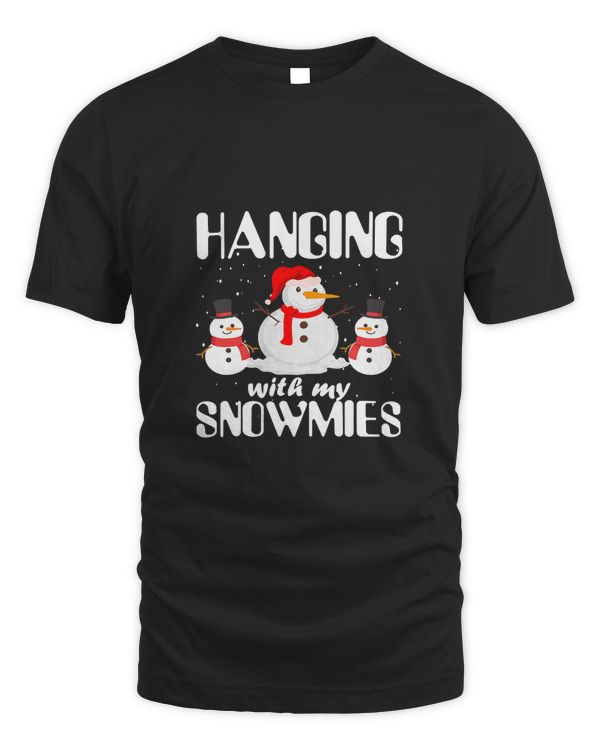 Hanging With My Snowmies Kindergarten Teacher Pajama11