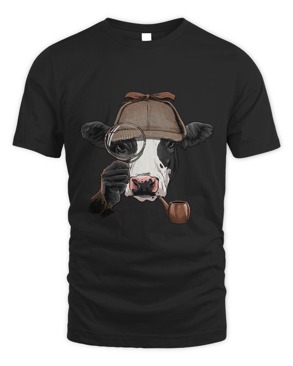 Cow Detective Farmer Cow Farm Animal Lover 85