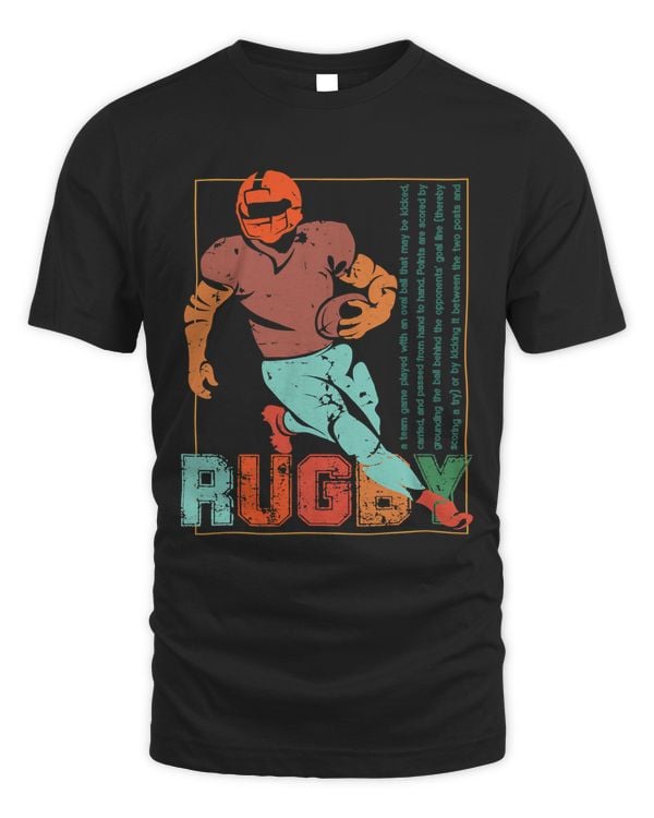 Vintage Rugby Sports Player Coach Mentor Athlete Enthusiast 790