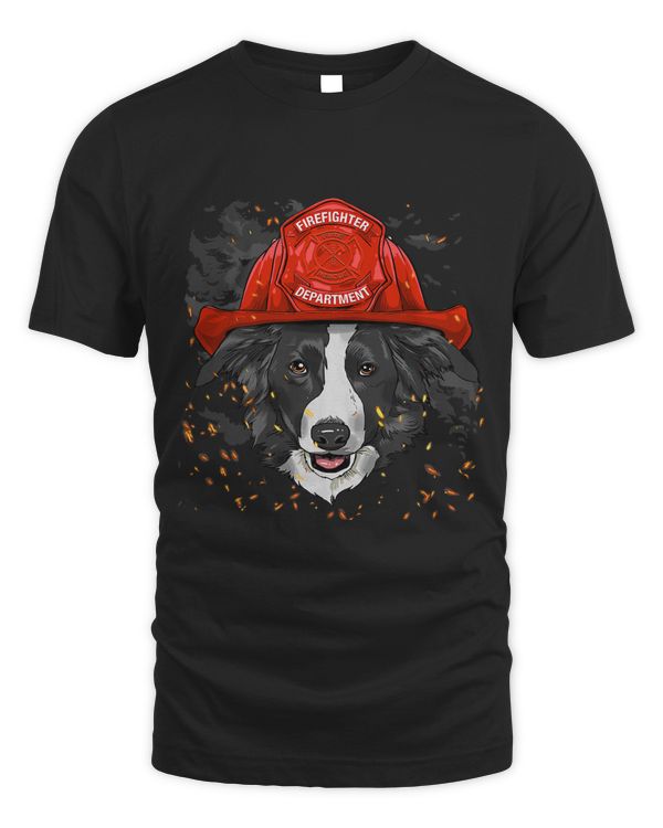 Border Collie Firefighter Border Collie Dog Lover 753