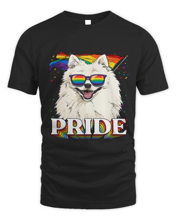 LGBT American Eskimo Gay Pride LGBTQ Rainbow Flag Sunglasses 277