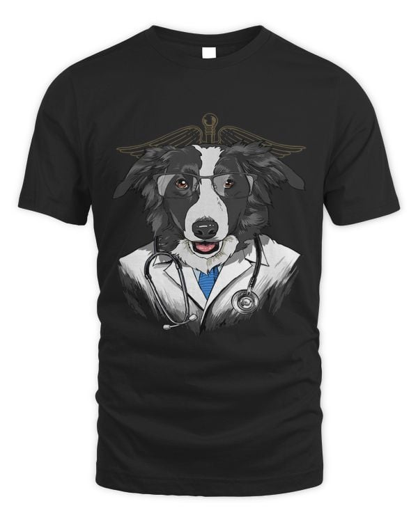 Border Collie Dogtor Vet Veterinarian Dog Doctor 298