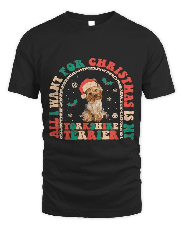 Retro All i want for Christmas is my Yorkshire Terrier287