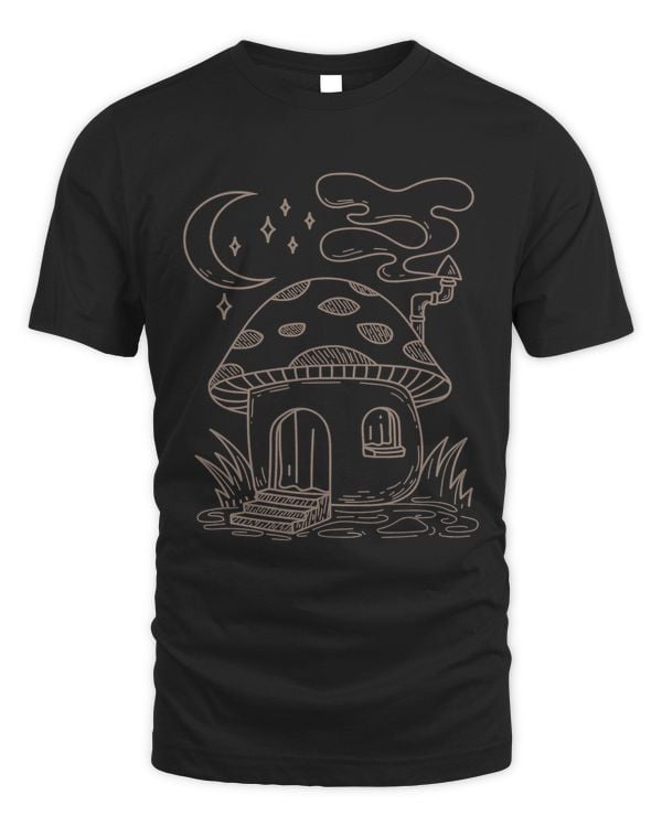 Mushroom House Cottagecore Aesthetic Fungus Mycology Lover 86