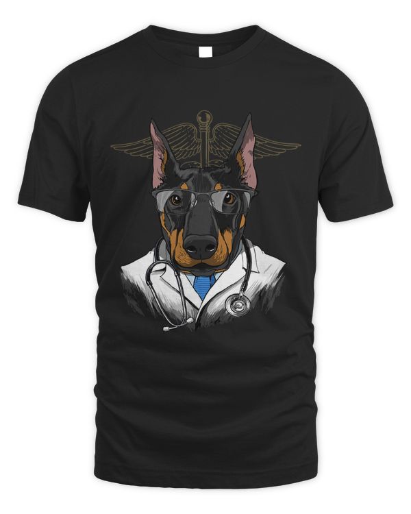 Dogtor Doberman Pinscher Vet Doctor Surgeon Physician Dog 151