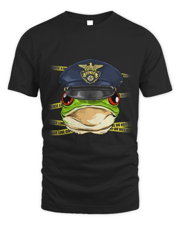 Frog Police Pond Frog Amphibian Animal Lover 60